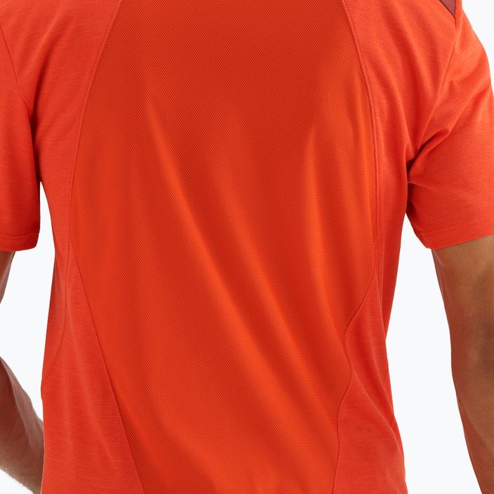 Pánské trekingové tričko Salomon Outline SS červené LC1715200 6