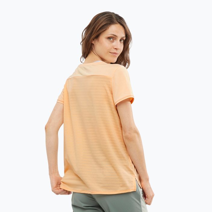 Dámské trekingové tričko Salomon Outline Summer SS oranžové LC1794500 3