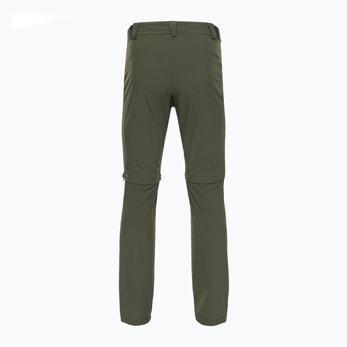 Pánské trekové kalhoty Salomon Wayfarer Zip Off zelené LC1741100 4