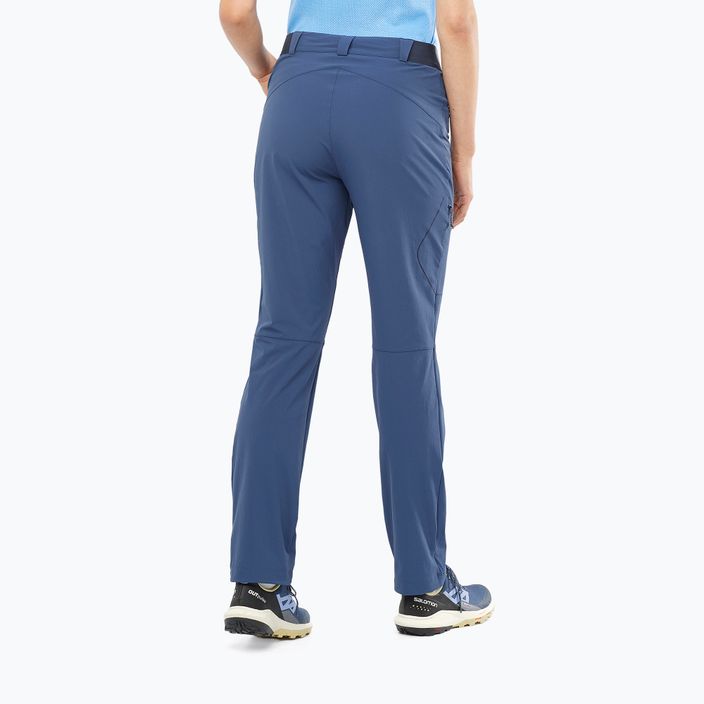Dámské trekové kalhoty Salomon Wayfarer modré LC1704400 2