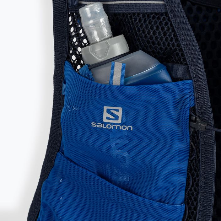 Salomon Active Skin 8 set běžecká vesta modrá LC1779600 3