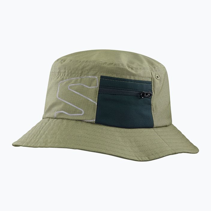 Turistický klobouk Salomon Classic Bucket Hat zelený LC1680000 4