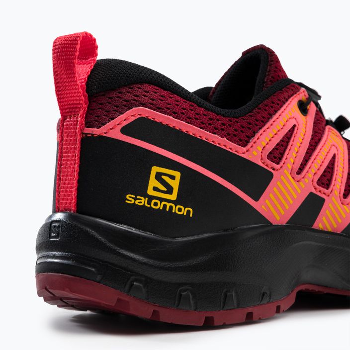 Dětské trailové boty Salomon XA Pro V8 bordové L41613800 9