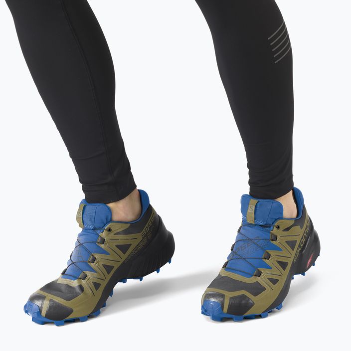 Pánská trailová obuv Salomon Speedcross 5 GTX green-blue L41612400 9