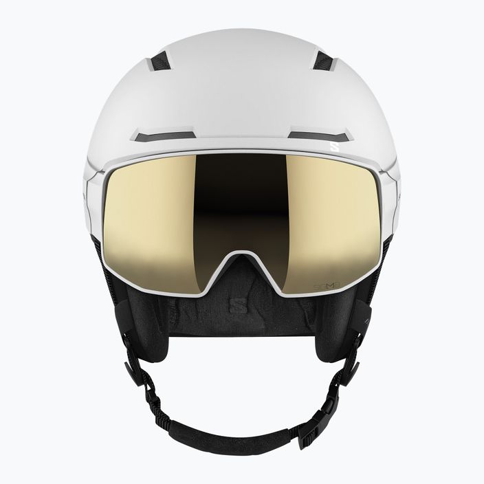 Lyžařská helma Salomon Driver Pro Sigma S3 bílá L47011800 14