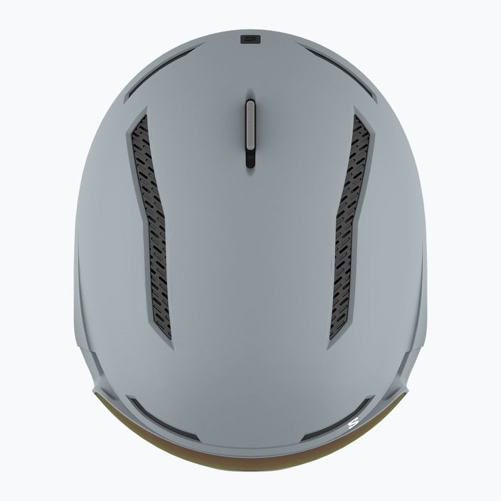 Salomon Driver Prime Sigma Plus+el S1/S2 šedá lyžařská helma L47011200 12