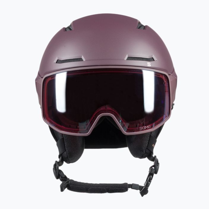 Lyžařská helma Salomon Driver Pro Sigma S1 fialová L47012000 2