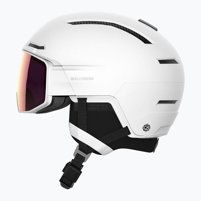 Lyžařská helma Salomon Driver Prime Sigma Plus+el S1/S2 bílá L47011000 8