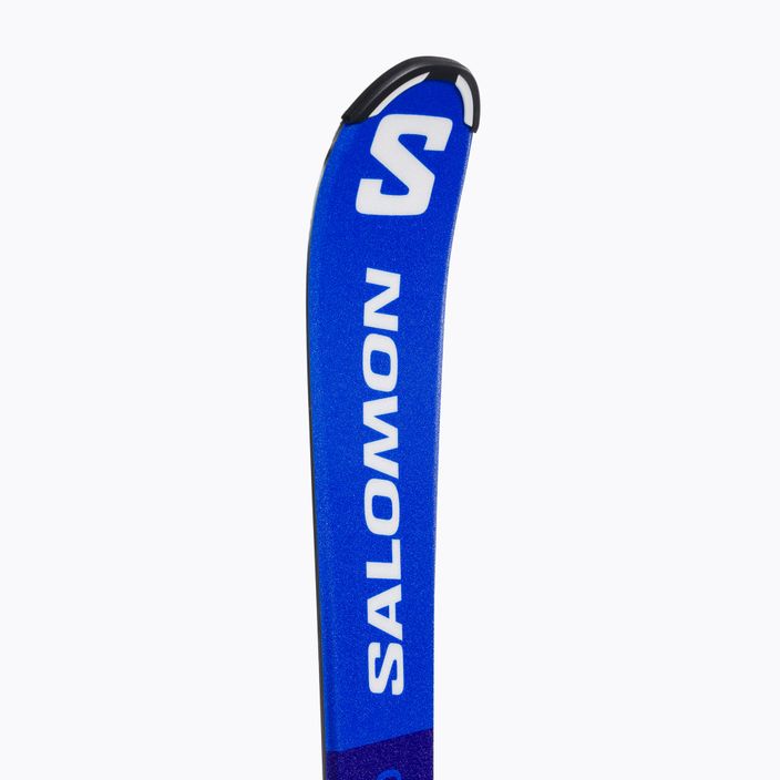 Dětské sjezdové lyže Salomon S Race Jr. + C5 blue L47042100 8