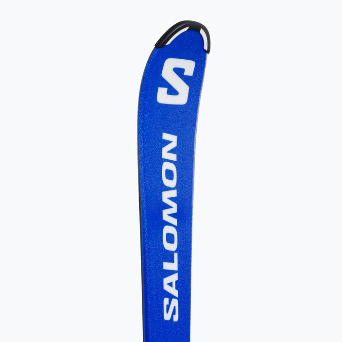 Dětské sjezdové lyže Salomon S Race MT Jr. + L6 modrá L47041900 8