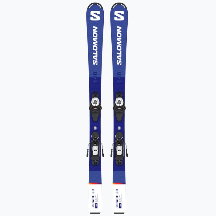 Dětské sjezdové lyže Salomon S Race MT Jr. + L6 modrá L47041900 10