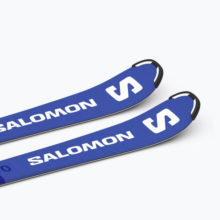 Dětské sjezdové lyže Salomon S Race MT Jr. + L6 modrá L47041900 12