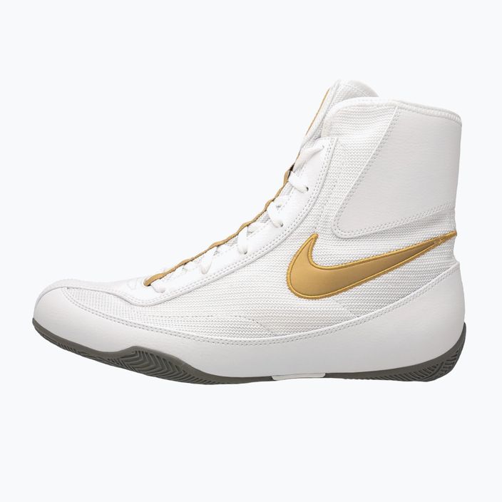 Boxerská obuv Nike Machomai bílo-zlatá 321819-170 12