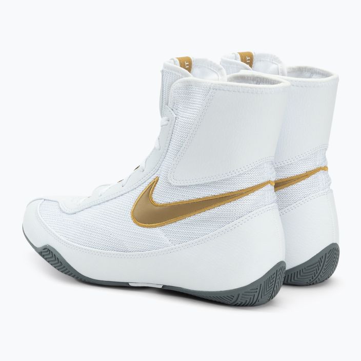 Boxerská obuv Nike Machomai bílo-zlatá 321819-170 3