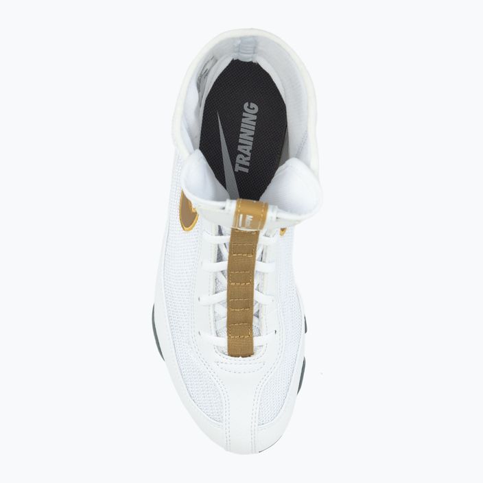 Boxerská obuv Nike Machomai bílo-zlatá 321819-170 6