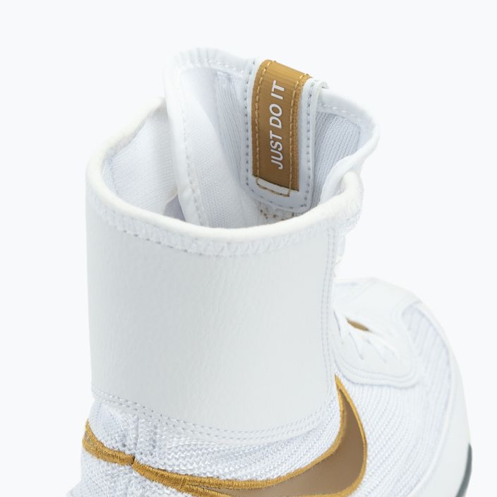 Boxerská obuv Nike Machomai bílo-zlatá 321819-170 10