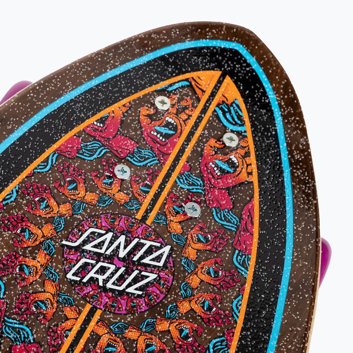 Cruiser skateboard Santa Cruz Cruzer Mandala Hand Shark 8.8 brown 124573 6