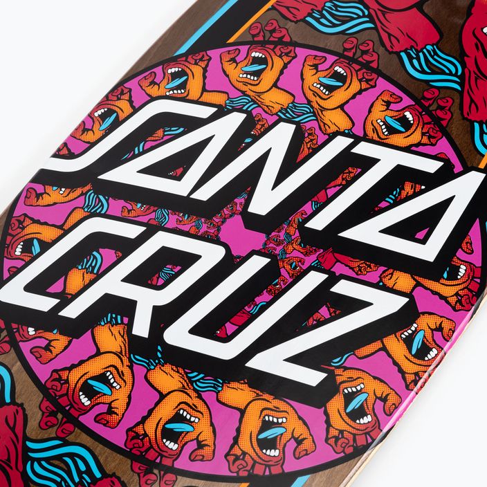 Cruiser skateboard Santa Cruz Cruzer Mandala Hand Shark 8.8 brown 124573 7