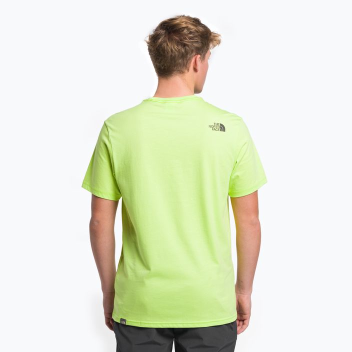 Pánské trekingové tričko The North Face Easy zelené NF0A2TX3HDD1 4