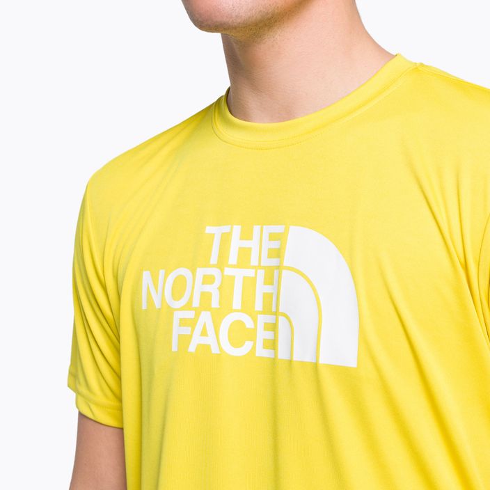 Pánské tréninkové tričko The North Face Reaxion Easy žluté NF0A4CDV7601 5