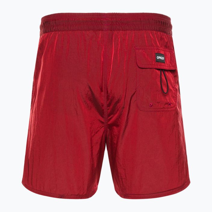 Pánské plavecké šortky Oakley All Day B1B 16' Red FOA403014 2