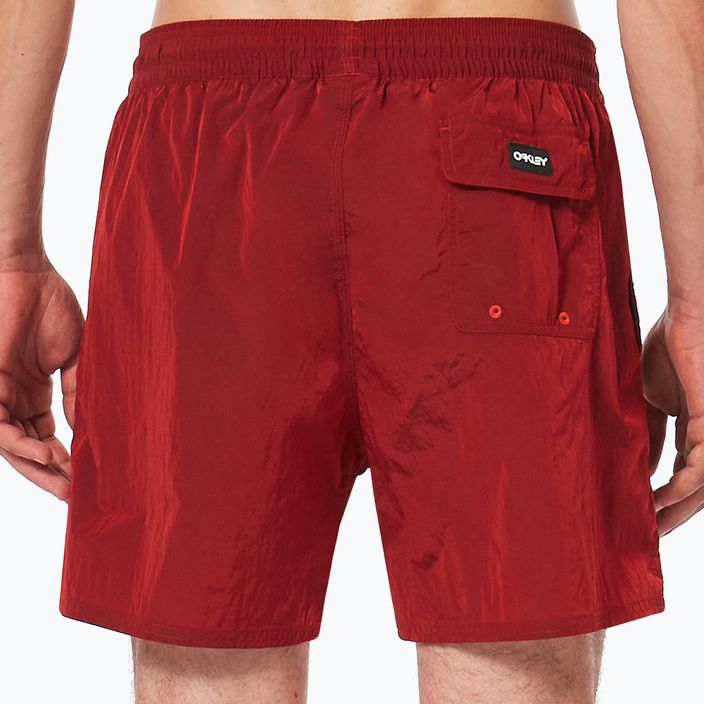 Pánské plavecké šortky Oakley All Day B1B 16' Red FOA403014 8