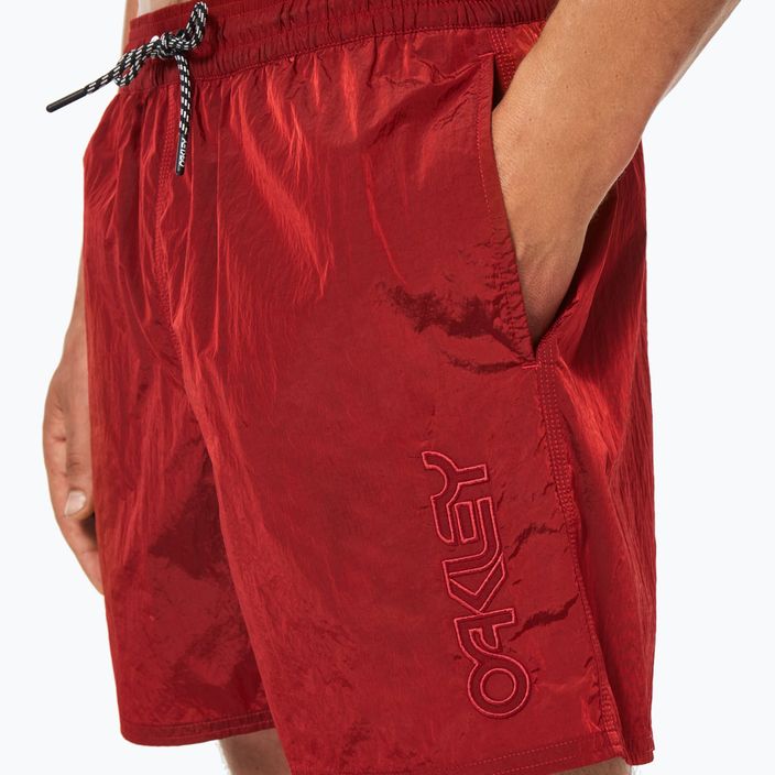 Pánské plavecké šortky Oakley All Day B1B 16' Red FOA403014 9