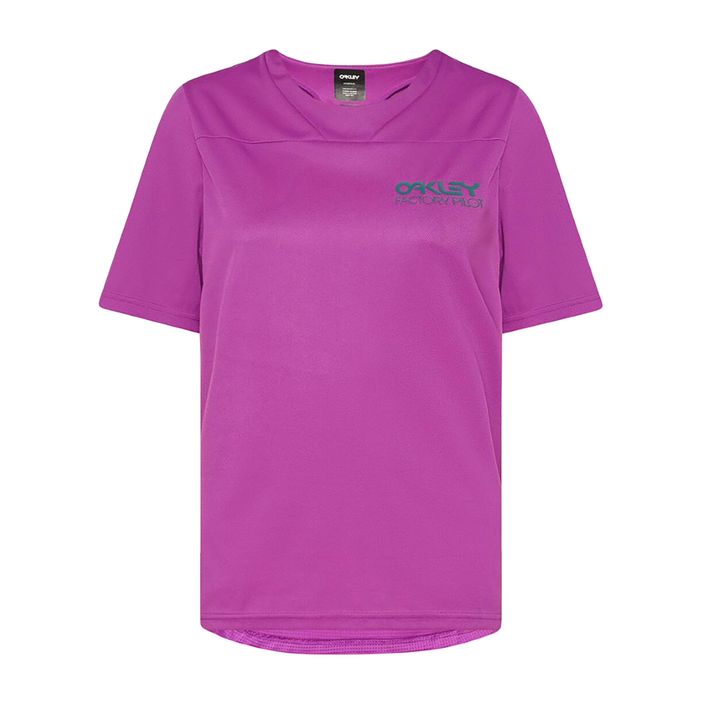 Dámské tričko s krátkým rukávem Oakley Factory Pilot Lite SS fialové FOA500274 2