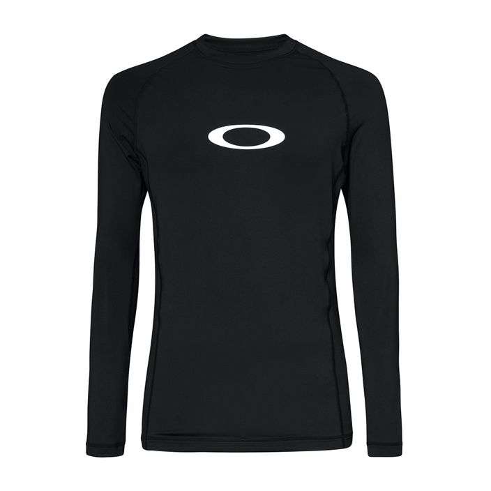 Oakley Ellipse Rashguard pánské plavecké tričko černé FOA40376702E 2