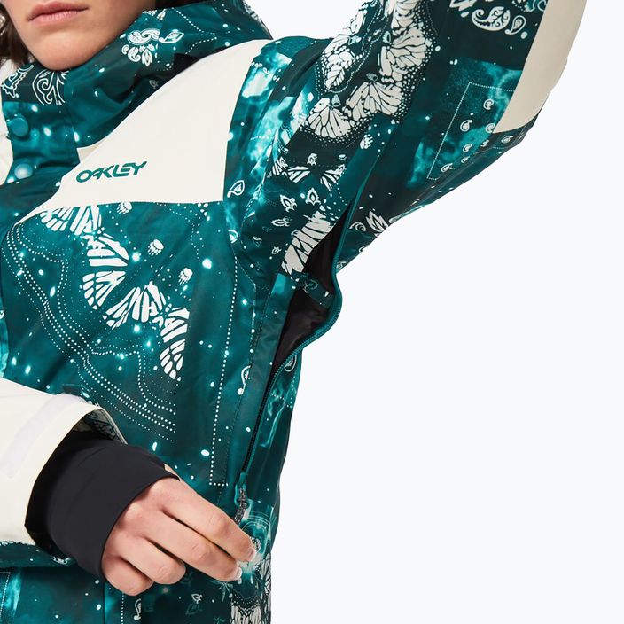 Oakley TC Aurora RC Insulated dámská snowboardová bunda zelená FOA500278 6