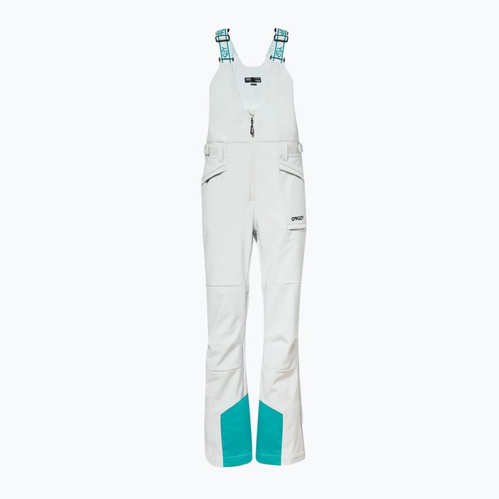Dámské snowboardové kalhoty Oakley TC Dharma Softshell Bib White FOA500279