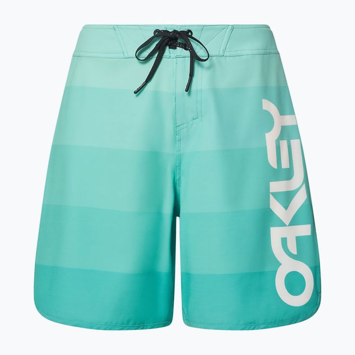 Pánské plavecké šortky Oakley Retro Mark 19" zelené FOA4043047GR 4
