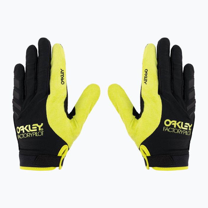 Cyklistické rukavice Oakley Switchback Mtb černo-žlute FOS900879 3