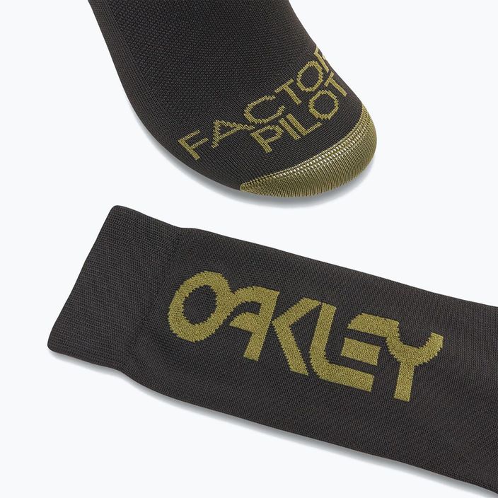 Cyklistické ponožky Oakley Factory Pilot MTB black/new dark brush 4