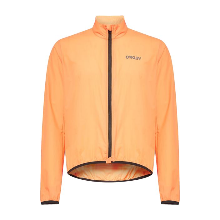 Pánská cyklistická bunda Oakley Elements Pkble Jacket II orange FOA404493 2