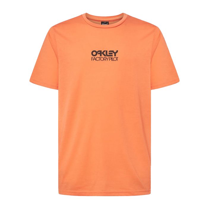 Pánské cyklistické tričko Oakley Factory Pilot Ss Tee orange FOA404507 2