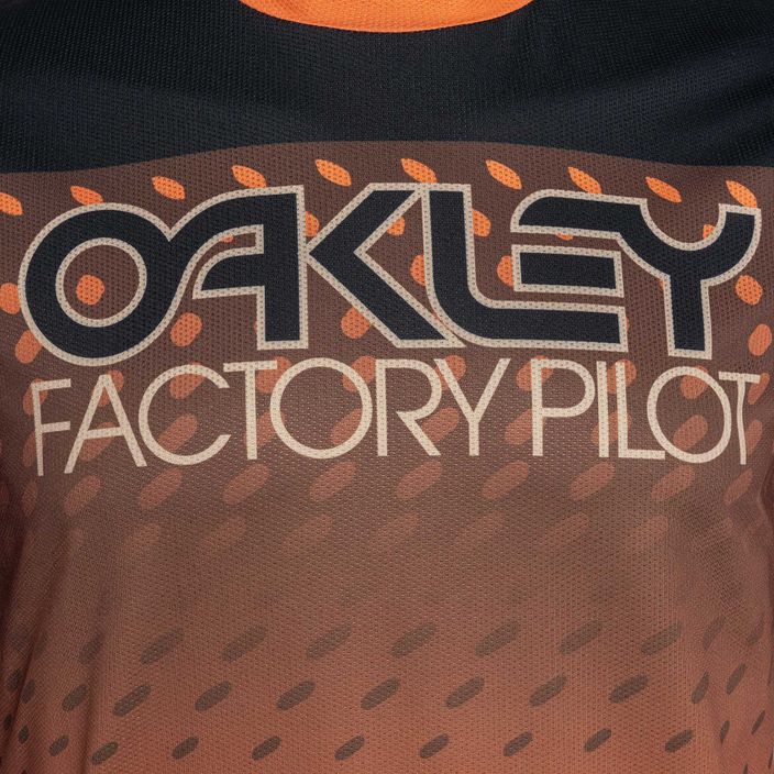 Pánský cyklistický dres Oakley Seeker Gradient Ss oranžový FOA404903 3