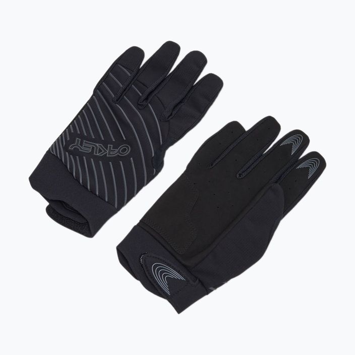 Cyklistické rukavice  Oakley Drop In MTB Glove 2.0 blackout/uniform grey 5