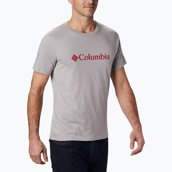 Columbia CSC Basic Logo pánské tričko šedá heather 2