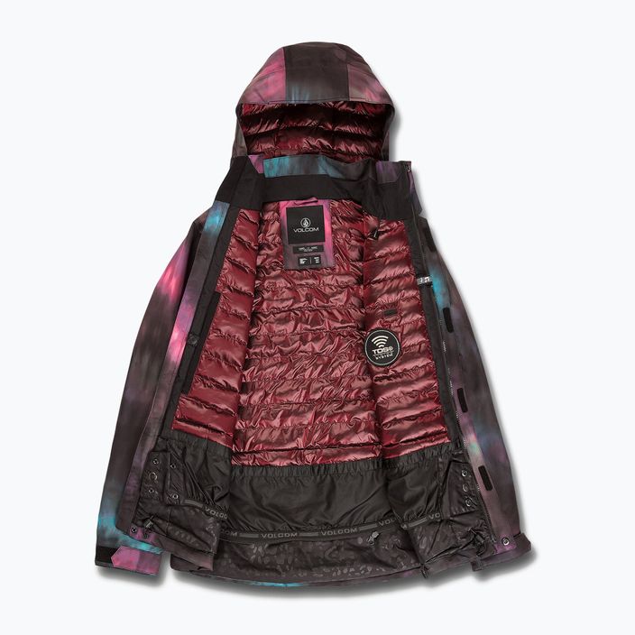 Dámská snowboardová bunda Volcom Pine 2L Tds Inf černo-modrá H0452208-BTD 11