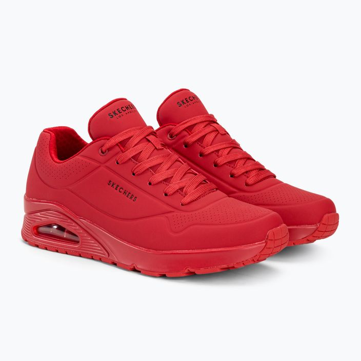 Pánské boty SKECHERS Uno Stand On Air red 4