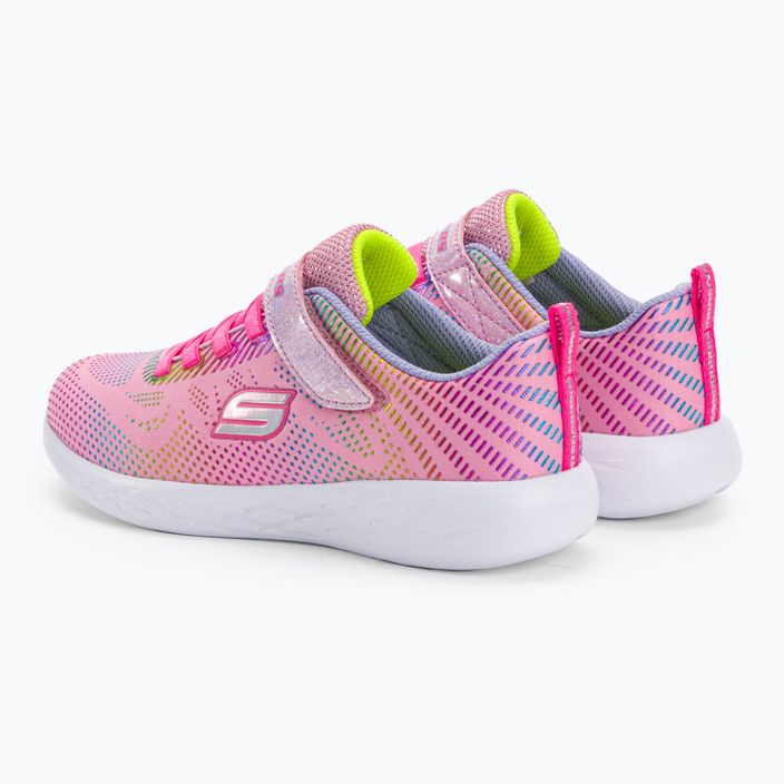 Dětská tréninková obuv SKECHERS Go Run 600 Shimmer Speeder light pink/multi 3