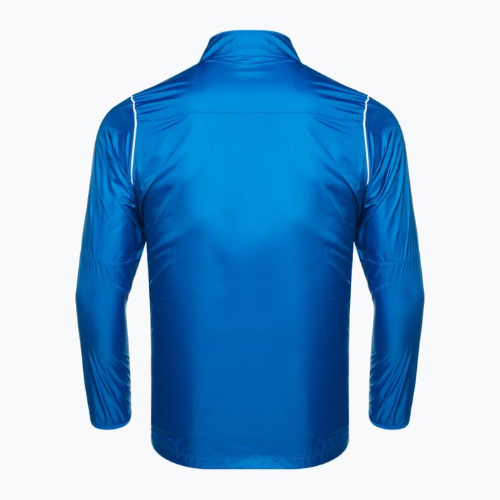 Pánská fotbalová bunda Nike Park 20 Rain Jacket royal blue/white/white 2