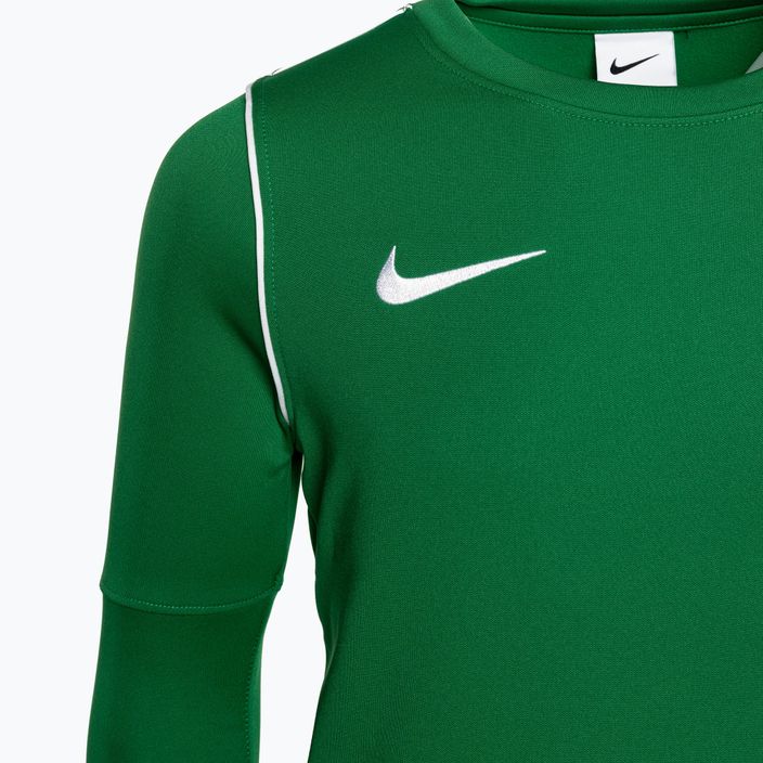 Dětská fotbalová mikina Nike Dri-FIT Park 20 Crew pine green/white/white 3