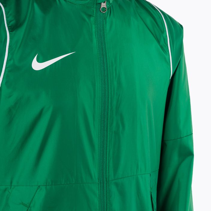 Dětská fotbalová bunda  Nike Park 20 Rain Jacket pine green/white/white 3