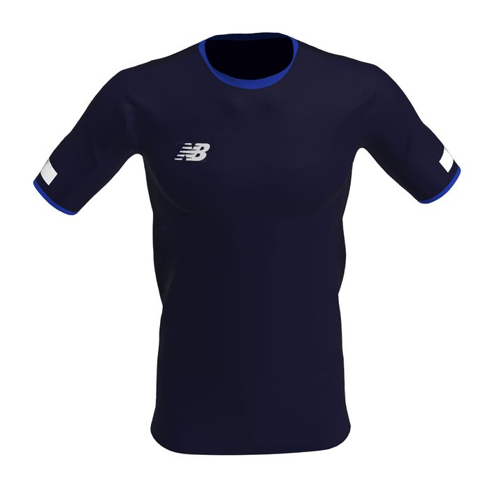 Dětský fotbalový dres New Balance Turf tmavě modrý NBEJT9018 2