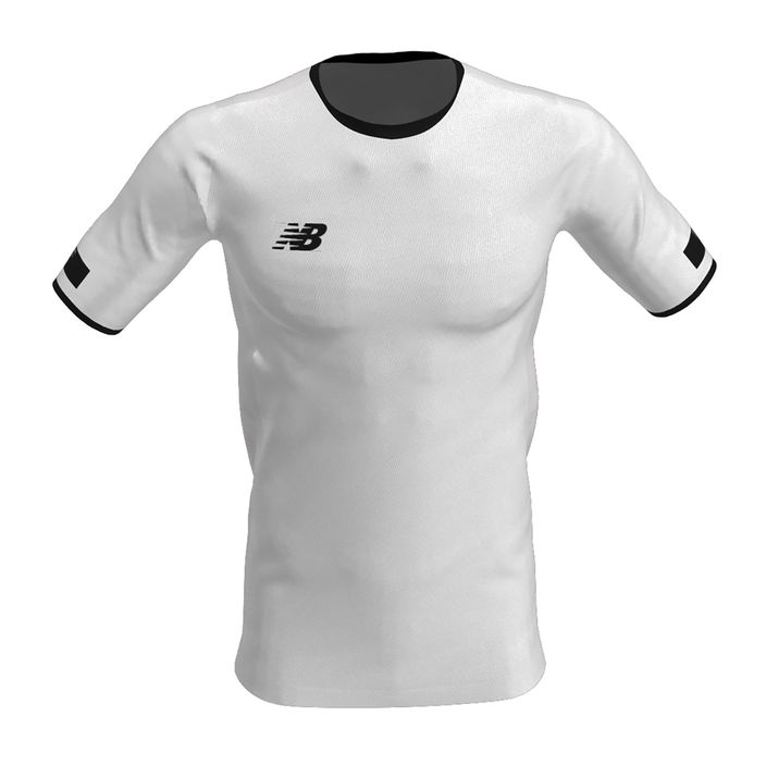 Dětský fotbalový dres New Balance Turf bílý NBEJT9018 2