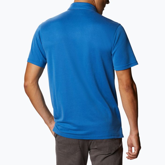 Pánské tričko s límečkem Columbia Nelson Point modré 1772721432 2