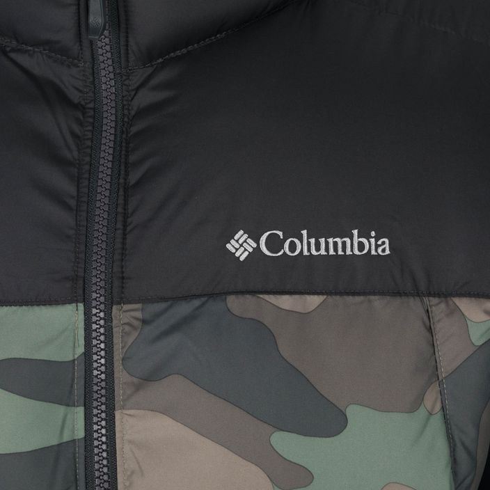 Columbia Pike Lake pánská péřová bunda černo-hnědá 1738022 9