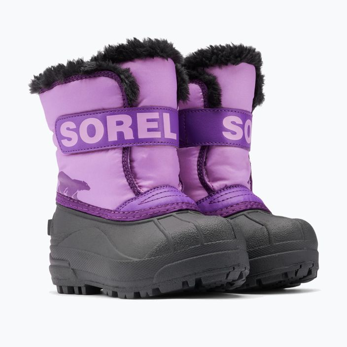 Dětské sněhule Sorel Snow Commander gumdrop/purple violet 9
